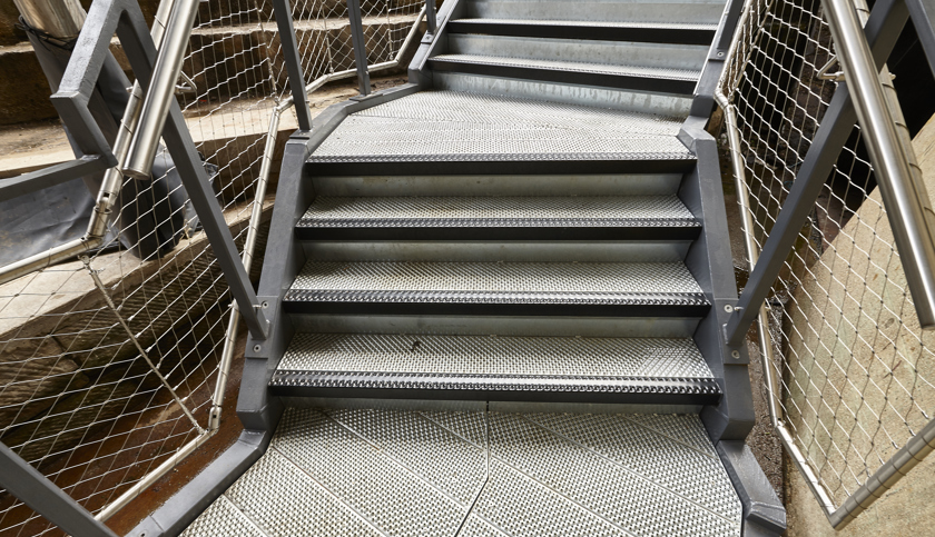 HMS Victory OPTIMO Gratings Treads O5M Public Stairs Landings Walkways 089