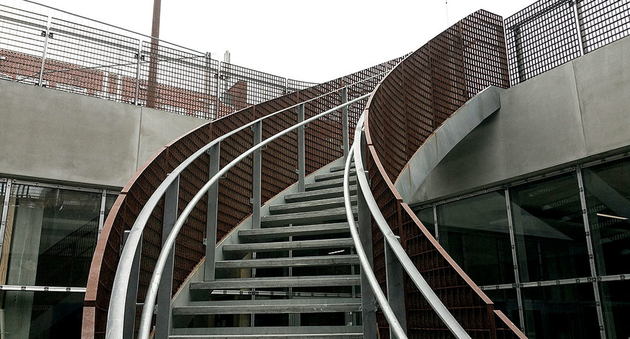 Corten Treppen Gelaender