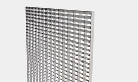Mesh Grating Louvre Aluminium 3005 16 H66 F955006100 1