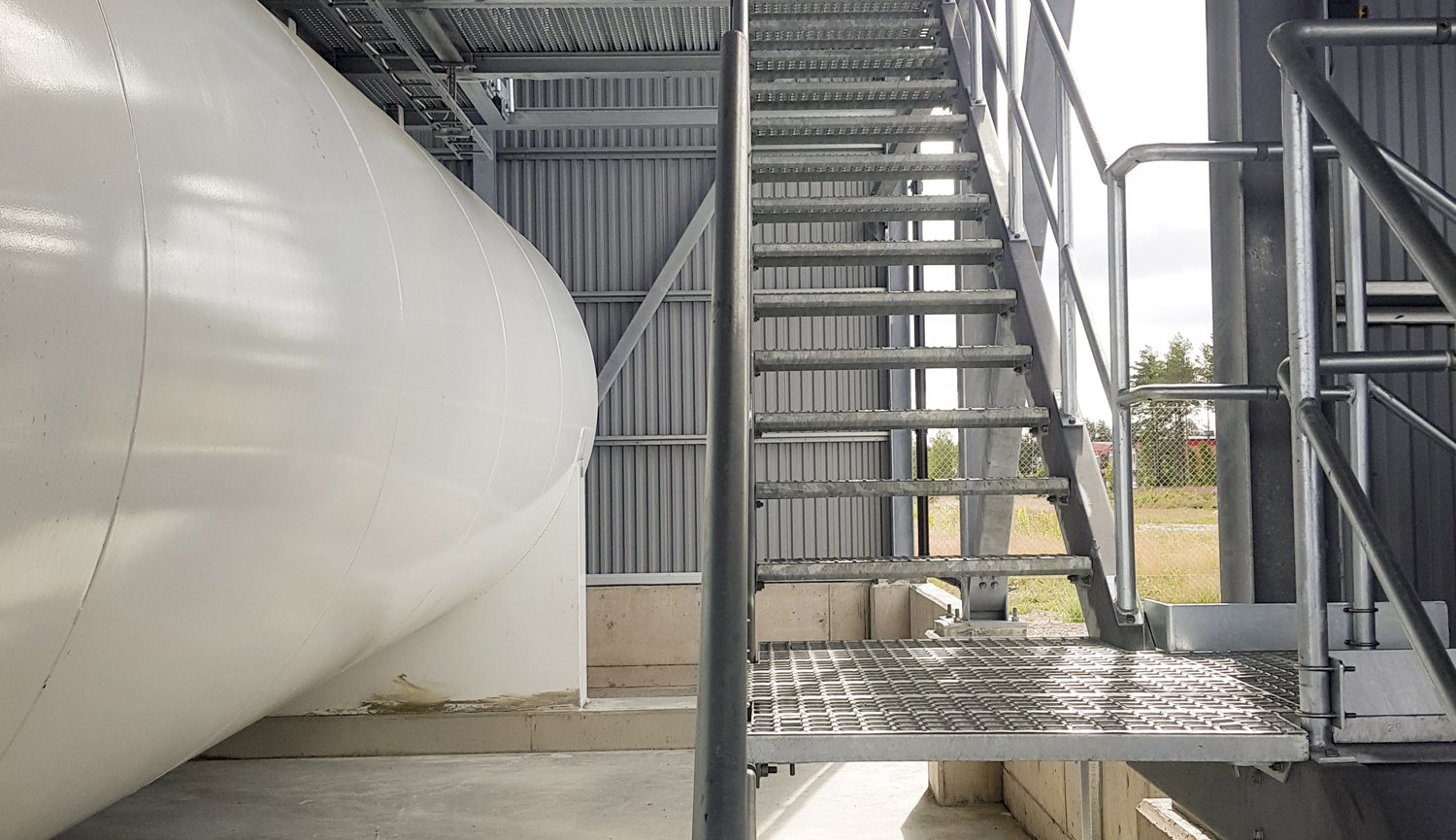 BP Jonkoping CUBE Gratings Treads Guardrail Handrail Ladder 01