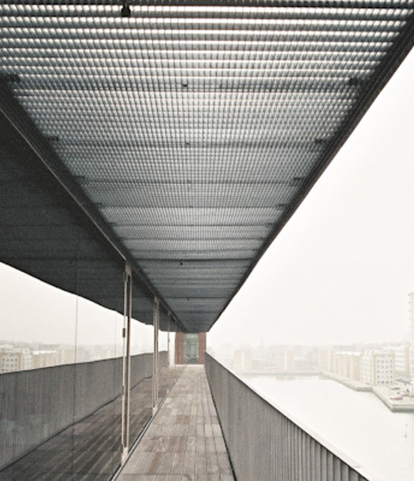 Solafskærmning og baldakiner med gitterriste