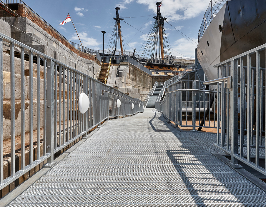 HMS Gallipoli OPTIMO Gratings O2 Public Staircases Platforms Walkways 051
