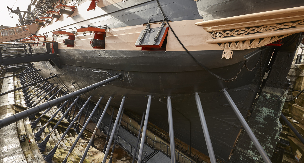 Optimo Grating HMS Victory - Custom Walkway Solutions for a Historic Restoration