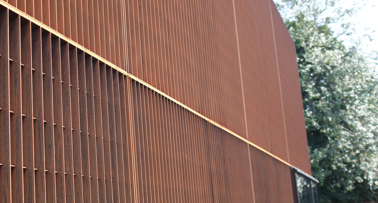 JK House Den Haag Elefant Corten Grating Facade 08