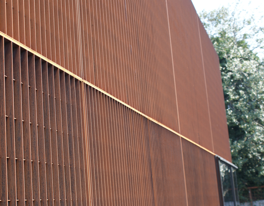JK House Den Haag Elefant Corten Grating Facade 08
