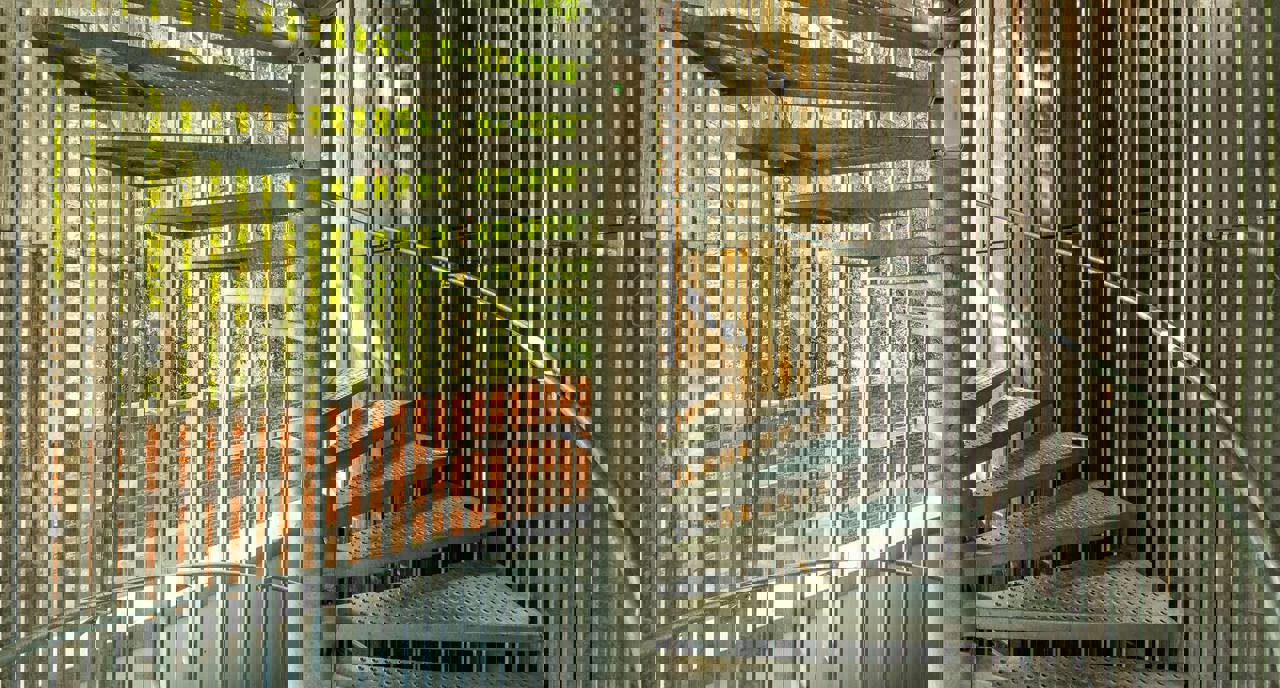 Steel and stainless steel spiral staircases, modern staircases