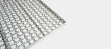 CUBE Grating B Cube Oyster St240yp Galv 1000X1000x40x2 F004020101 2