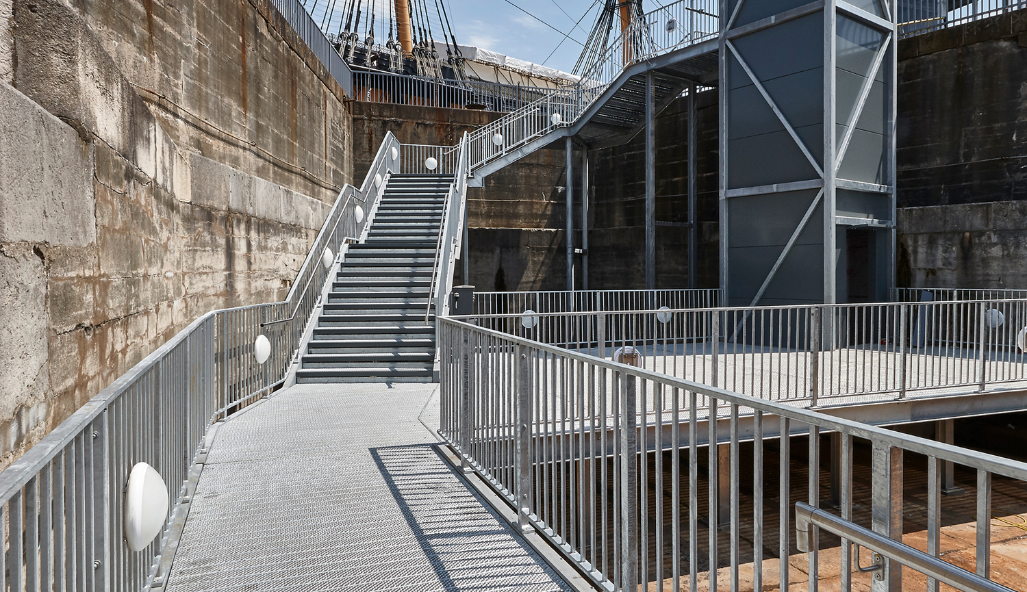 HMS Gallipoli OPTIMO Gratings O2 Public Staircases Platforms Walkways 055