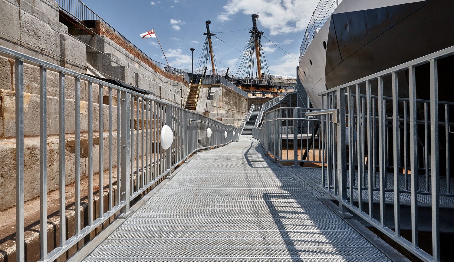 HMS Gallipoli OPTIMO Gratings O2 Public Staircases Platforms Walkways 050